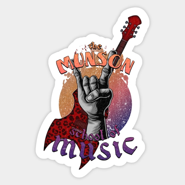 Rock Till You Drop Sticker by ambooksandgames